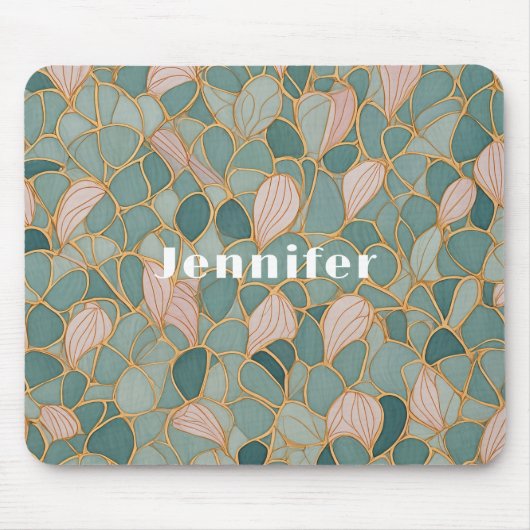 Mystieke Schalen: Pastel Fantasy Muismat (Voorkant)