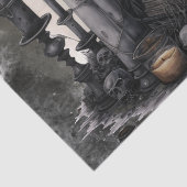 Mystieke schedel tissuepapier (Detail)