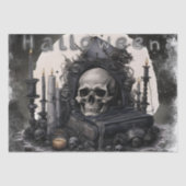 Mystieke schedel tissuepapier (Voorkant)