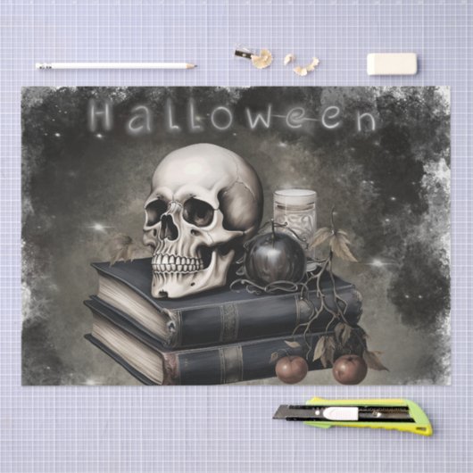 Mystieke schedel tissuepapier (Craft)