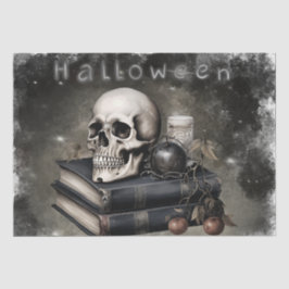 Mystieke schedel tissuepapier