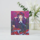 Mystieke schoonheid fantasie kunst briefkaart (Staand voorkant)