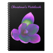 Mystieke schoonheid Krokus Bloem Aanpasbare Notiti Notitieboek (Voorkant)