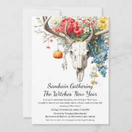 Mystieke seizoenen | Samhain Heksennieuwjaar Kaart