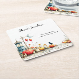 Mystieke seizoenen | Samhain Witchy Design Kartonnen Onderzetters