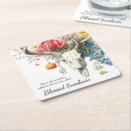 Mystieke seizoenen | Samhain Witchy Design Kartonnen Onderzetters