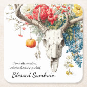 Mystieke seizoenen | Samhain Witchy Design Kartonnen Onderzetters (Voorkant)