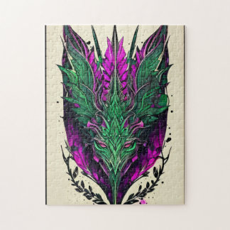 Mystieke Sfinx Abstracte puzzel – 252 stuks