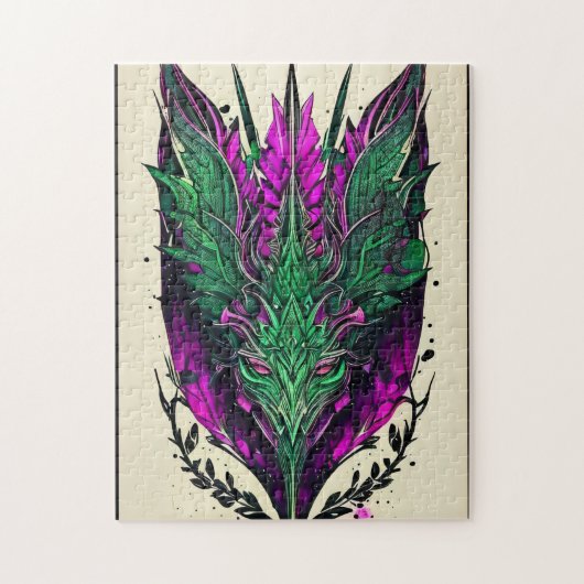 Mystieke Sfinx Abstracte puzzel – 252 stuks Legpuzzel (Verticaal)