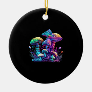 Mystieke Shroom - Whimsigoth en Witchcore Wonderl Keramisch Ornament