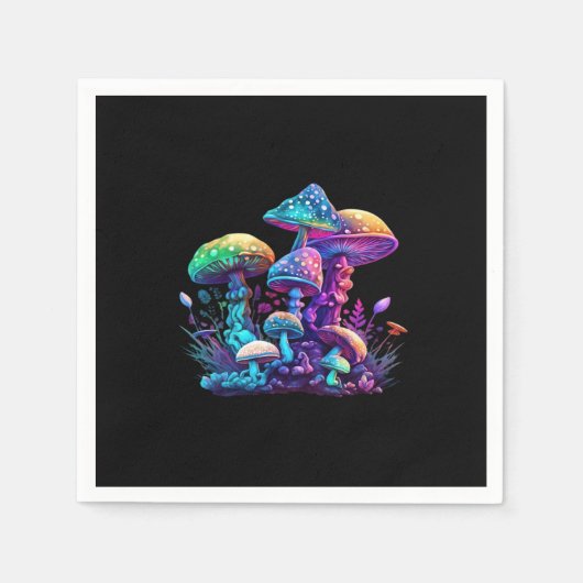 Mystieke Shroom - Whimsigoth en Witchcore Wonderl Servet (Voorkant)
