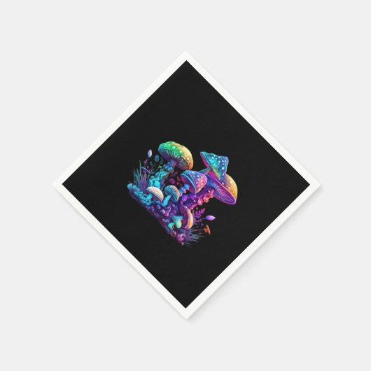 Mystieke Shroom - Whimsigoth en Witchcore Wonderl Servet (Hoek)