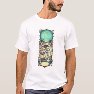 Mystieke Sierlijke Embleem Grafische T-Shirt – Vin