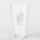 🦄 "Mystieke Sip" Eenhoorn glas Tumbler (Achterkant)