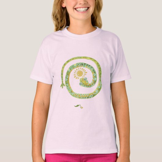 mystieke slang t-shirt (Voorkant)