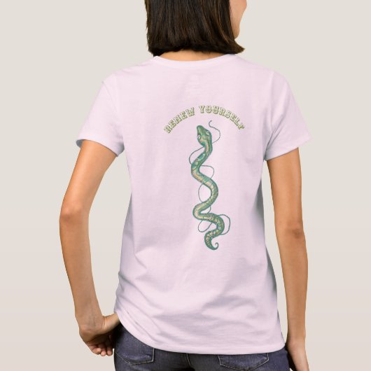 mystieke slang t-shirt (Achterkant)