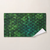 Mystieke Smaragd Fantasie Groen Draak Schubpatroon Bad Handdoek (Handdoek)