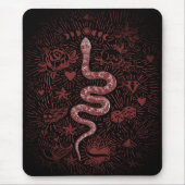 Mystieke Snake  Mousepad Muismat (Voorkant)