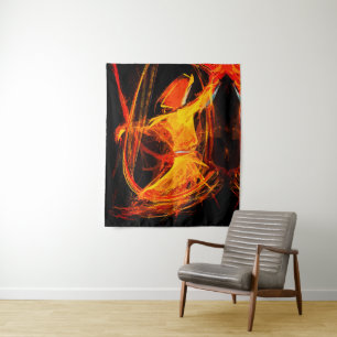 Mystieke Soefi Draaiende Derwisj – Abstracte Kunst Wandkleed