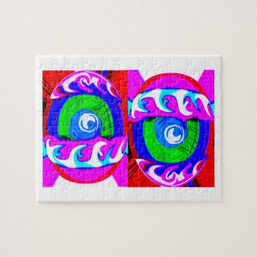 Mystieke speciale eitjes legpuzzel (Horizontaal)