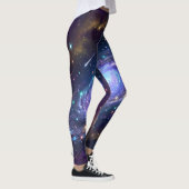 Mystieke Spiraalstelsel Ruimte Kunst Leggings (Rechts)
