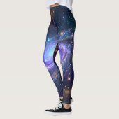 Mystieke Spiraalstelsel Ruimte Kunst Leggings (Links)