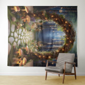 Mystieke Sprookjesbos Archway Hanging Wandkleed (In Situ (horizontaal))