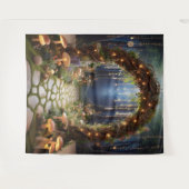 Mystieke Sprookjesbos Archway Hanging Wandkleed (Voorkant (horizontaal))