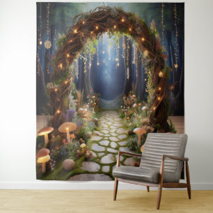Mystieke Sprookjesbos Archway Hanging Wandkleed
