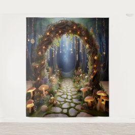Mystieke Sprookjesbos Archway Hanging Wandkleed