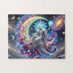 Mystieke Stargazer Hemelse Maan & Melkweg Legpuzzel