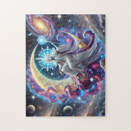Mystieke Stargazer Hemelse Maan & Melkweg Legpuzzel