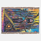 Mystieke Steampunk kathedraal Deken (Voorkant)