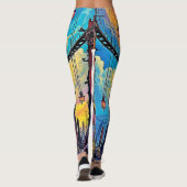Mystieke Steampunk kathedraal Leggings (Achterkant)