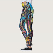 Mystieke Steampunk kathedraal Leggings (Links)