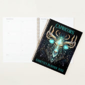 Mystieke Steenbok Zodiac Kunst  Planner (Display)