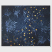 Mystieke sterren cadeaupapier (Vlak)