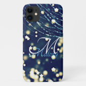 Mystieke sterren Monogram spaarpjes op maat Case-Mate iPhone Case (Achterkant)