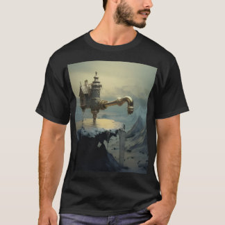 mystieke sureal water-arme-over t-shirt