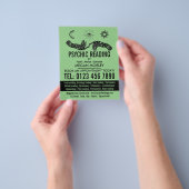 Mystieke symbolen, psychische lezing Adverteren Flyer (Hand)