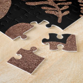 Mystieke symbolen: slang, zon, maan. legpuzzel (Zijkant)