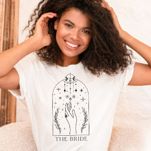 Mystieke Tarot Kaart De Bruid Bachelorette Party T-shirt