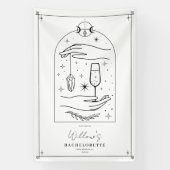 Mystieke Tarot Kaart vrijgezellenfeest Spandoek (Verticaal)