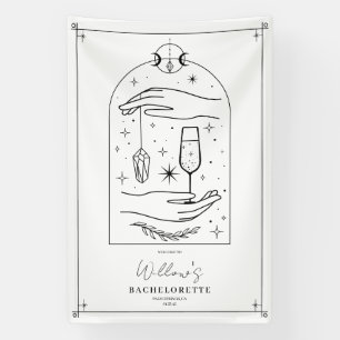 Mystieke Tarotkaart Bachelorette Feest Spandoek
