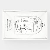 Mystieke Tarotkaart Bachelorette Feestje Spandoek (Horizontaal)
