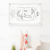 Mystieke Tarotkaart Bachelorette Feestje Spandoek (Insitu)
