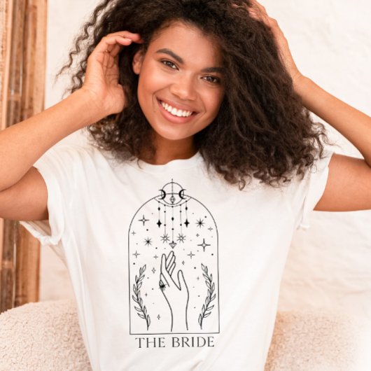 Mystieke Tarotkaart De Bruid Bachelorette Feest T-shirt