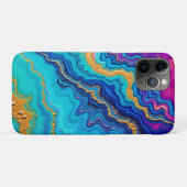 Mystieke Teal & Gouden Energie Case-Mate iPhone Case (Achterkant (horizontaal))