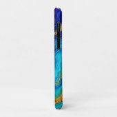 Mystieke Teal & Gouden Energie Case-Mate iPhone Case (Achterkant/links)