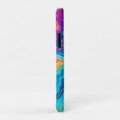 Mystieke Teal & Gouden Energie Case-Mate iPhone Case (Achterkant/rechts)